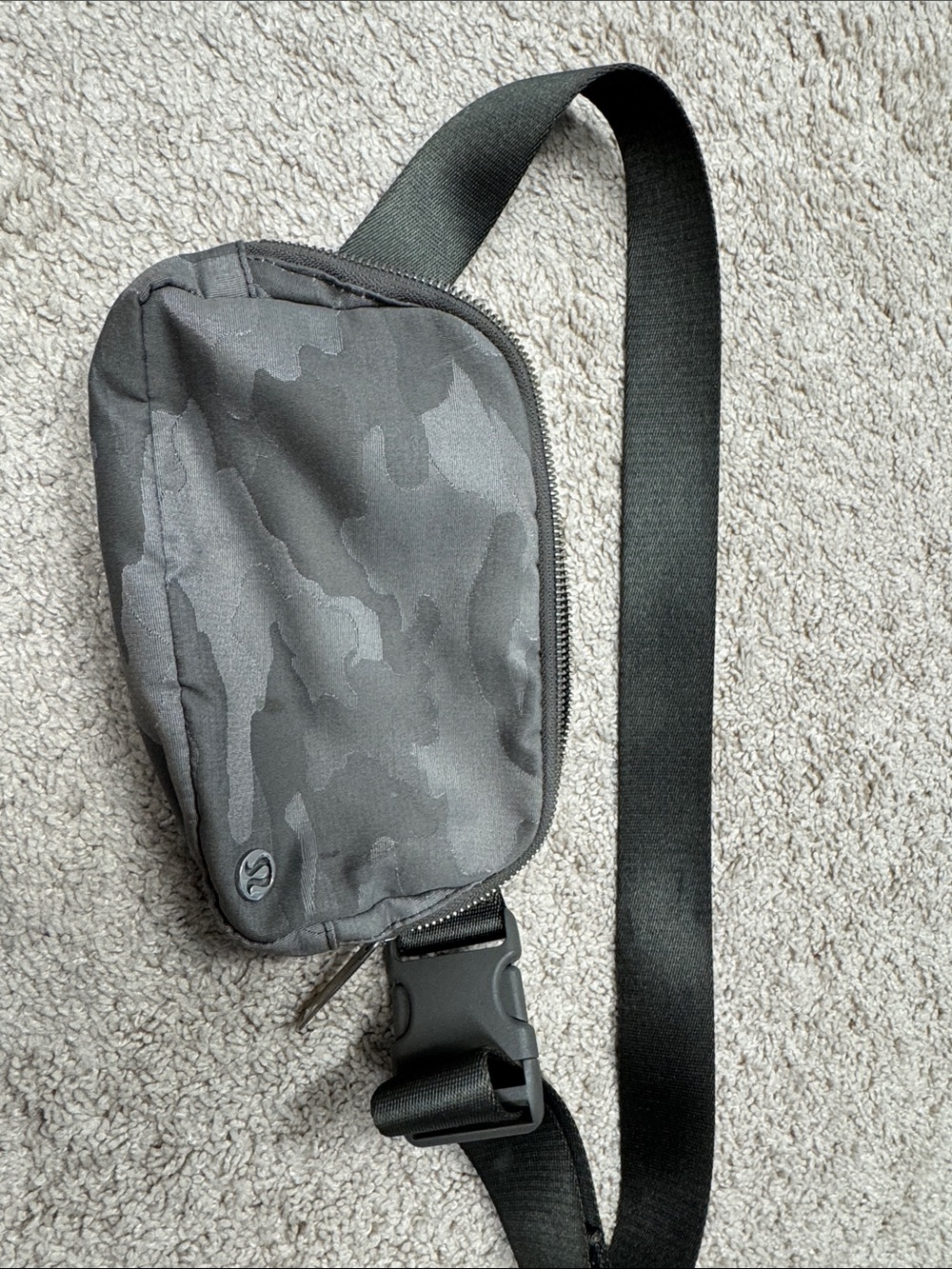 Lululemon Everywhere 1L Gray Camo Sling Crossbody Bag